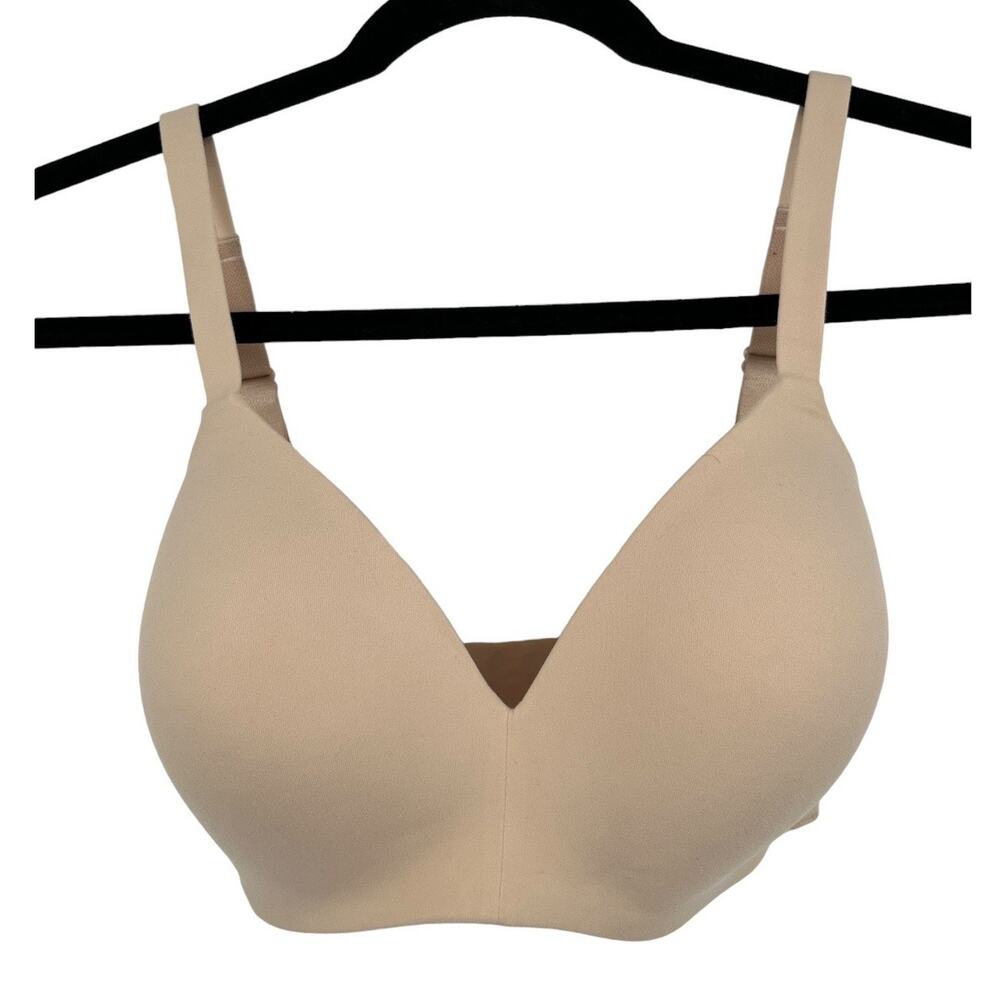 Wacoal bra 852189 How Perfect wire free t-shirt tan size 32DD 32E - Picture 2 of 7